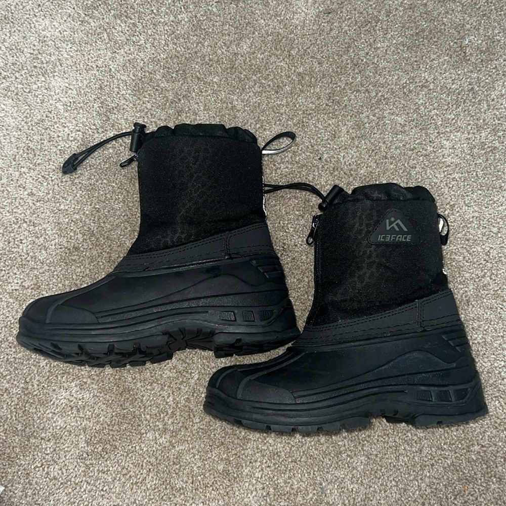 Ice face snow boots